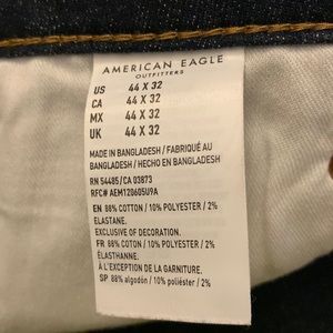 Men’s jeans, dark wash blue